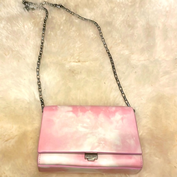 MICHAEL Michael Kors Pink Leather Chain Excess Shoulder Bag at